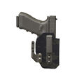 Custom Kydex IWB Holster with 1.75" Tuckable Belt Clip and Concealment Claw